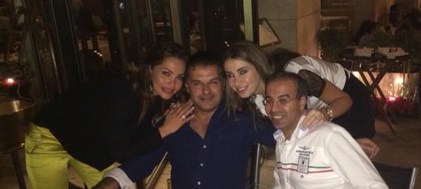 نادر صعب وأنابيلا هلال يفاجئان راغب علامة