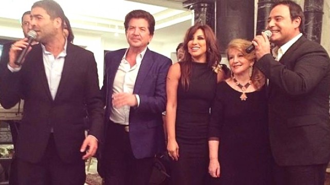 نجوى كرم عاصي الحلاني وائل كفوري و وليد توفيق الوزيرة ليلى الصلح حمادة